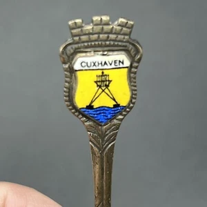 Cuxhaven Souvenir Spoon Vintage Collectible Antiko 800 - Picture 1 of 5