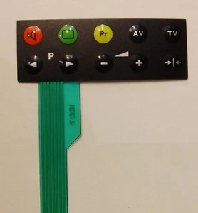BF6934 THORN TV Television Membrane Button Pad Connection Strip Ribbon Cable - Foto 1 di 3