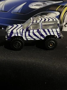 Matchbox 1987 Ford Bronco 2 Purple Zebra 1:64 Diecast EXCELLENT Condition - Picture 1 of 6