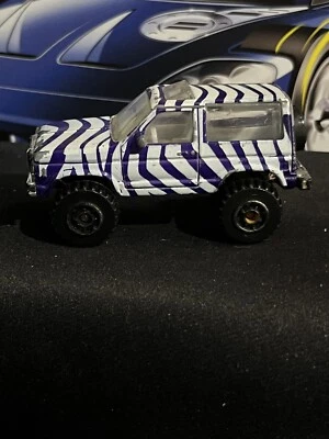 Matchbox 1987 Ford Bronco 2 Purple Zebra 1:64 Diecast EXCELLENT Condition - Image 1 of 4