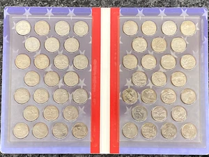 50 State Quarters in a Bank Folder; Philadelphia Mint - Picture 1 of 6