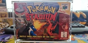 ACRYLIC PROTETOR CASE ONLY Nintendo 64 POKEMON STADIUM N64 CIB - Picture 1 of 1