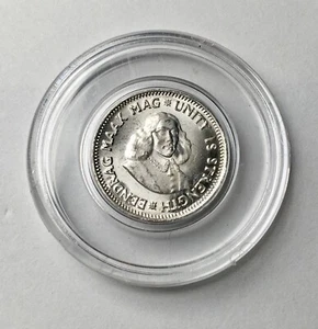 1961 South Africa 2 1/2 Cent 3 Pence Coin Brilliant MS Uncirculated - Picture 1 of 3
