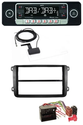 Dietz DAB Bluetooth USB MP3 Autoradio für VW Golf V VI Touran Passat 3C Caddy EO - Bild 1 von 4
