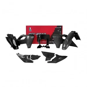 Kit de plásticos RaceTech - Husqvarna TE/FE 125-501 24-25 (Negro) - Imagen 1 de 1