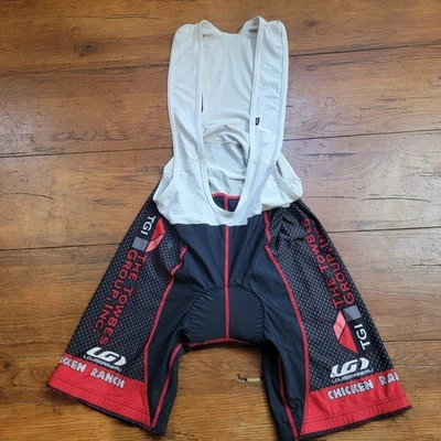 Louis Garneau Mens XL? Cycling Bibshorts 7" 16.5" (Hole) Chicken Ranch - Image 1 of 4