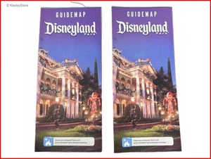 Disneyland Park Halloween Guidemap Set of 2 Official OCTOBER 2022 Rare VINTAGE ! - Picture 1 of 5