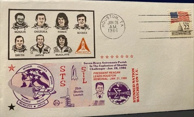 Shuttle STS-51-L Challenger Disaster "NATION SEES EVENT ON TV" TEXAS 28 JAN 1986 - Image 1 of 4