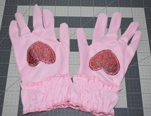 Girls Princess Fairy Gloves Children's dress up Costume Accessory SIZE 4 / 6 - Picture 1 of 6