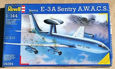 Maquette Avion 1/144 Revell 04364 Boeing E-3A Sentry A.W.A.C.S. Boite Scellée  - Photo 1/4