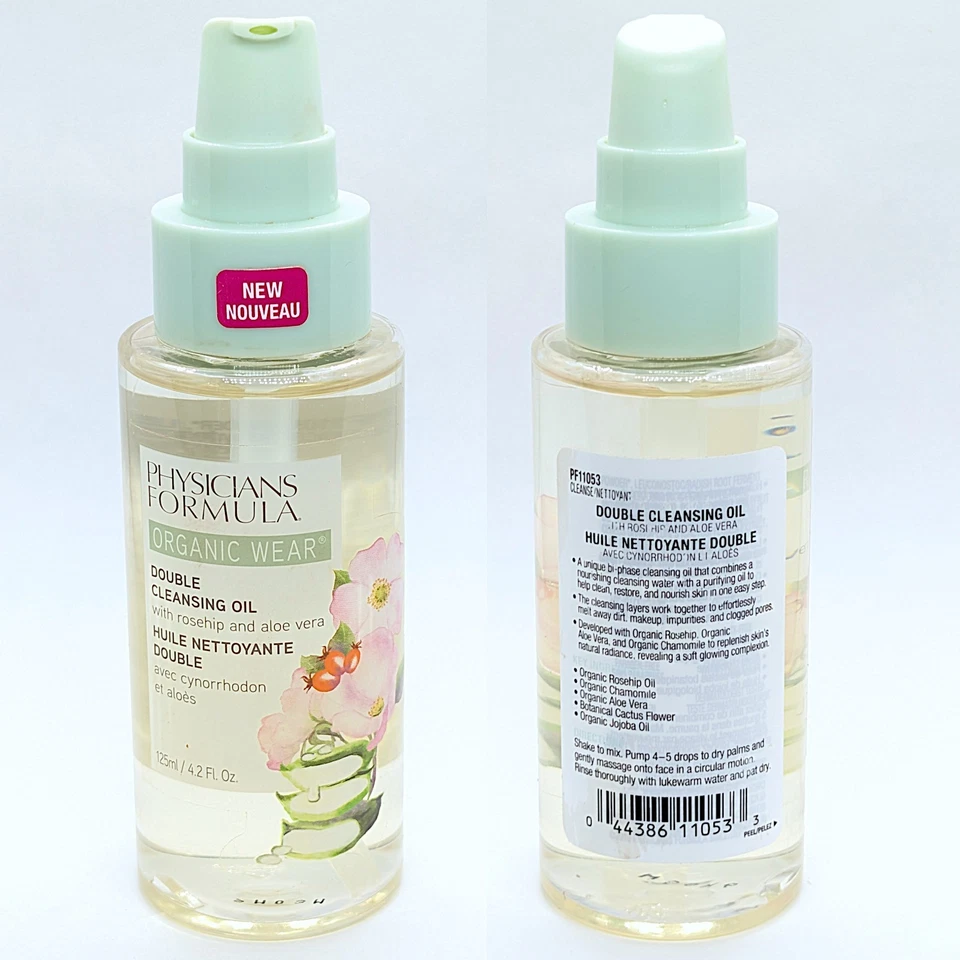 1 PHYSICIANS FORMULA ORGANIC WEAR DOUBLE CLEANSING OIL 4.2FL/OZ (Missing Cap) - Image 1 of 1