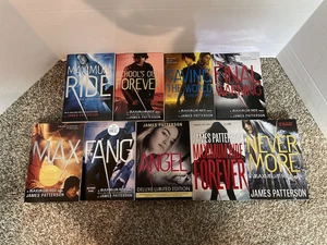MAXIMUM RIDE Paperback Complete Set 1-9 By James Patterson Very Good Condition! - Imagen 1 de 2