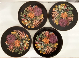 Williams Sonoma California - Platos de Cena Flores Flor Cosecha Otoño - Juego de 4 - Imagen 1 de 7