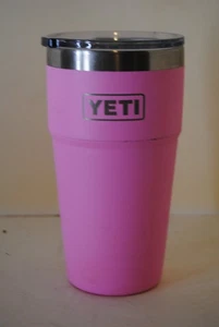 Yetidf 15oz Stainless Steel Tumbler w/ Lid- Pink - Picture 1 of 5