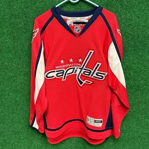 2011 Washington Capitals Dennis Wideman #6 Red & Blue Sz Medium Jersey UNISEX - Picture 1 of 4