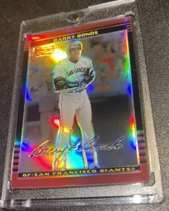 Barry Bonds 2002 Bowman Chrome EARLY Refractor /500 SP Giants #73 - Picture 1 of 2