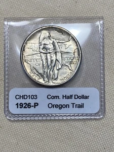Excellent Uncirculated 1926 P Oregon Commemorative Half Dollar - Picture 1 of 7