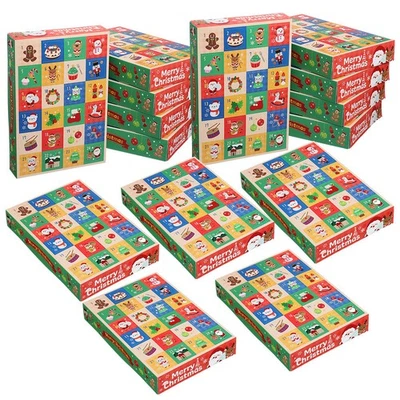  15 Pcs Empty Chocolate Boxes Holiday Advent Calendar Candy Party Favors - Image 1 of 4