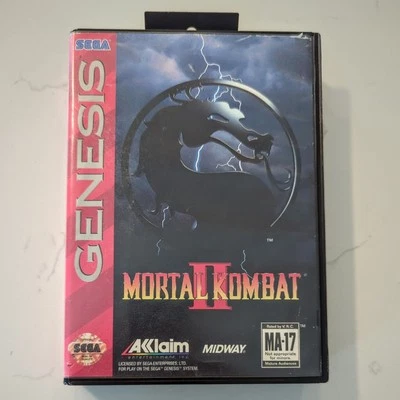 Mortal Kombat II - Sega Genesis - Tested & Working- No Manual - Image 1 of 4
