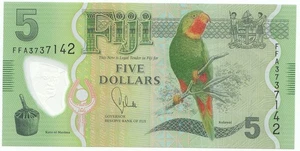 2013 Fiji $5 P115A-UNC - Picture 1 of 1