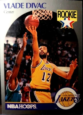 Lote de colección Vlade Divac Rookie Lakers Foto 1 de 4