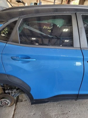 2018 - 2023 HYUNDAI KONA Passenger Right Rear Side Door With Privacy Tint BLUE - Image 1 of 4
