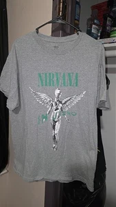 Nirvana In Utero Live 93 Graphic T-Shirt grau kurzarm - 2023 - Bild 1 von 3