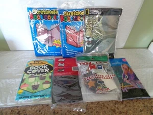 Lot of (7) Stretchable Book Covers - Football - Basketball - Cupcake - Bild 1 von 1