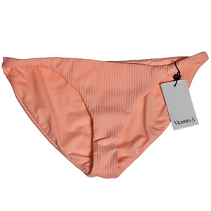 Vitamin A Luciana gestreiftes Hipster Schwimmen Bikinihose Größe 12 XL USA neu - Bild 1 von 8