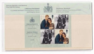 GB PAQUETE DE PRESENTACIÓN CORREO REAL M24 LA BODA REAL SELLOS DE HARRY Y MEGHAN 2018 - Imagen 1 de 1