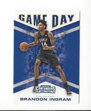 2016-17 Contenders Draft Game Day #2 Brandon Ingram Rookie Duke Lakers Pelicans