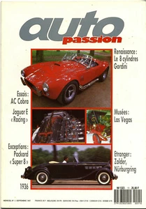 AUTO PASSION n°11 11/1987 AC COBRA JAGUAR TYPR E RACING 8 cylindres GORDINI - Imagen 1 de 1