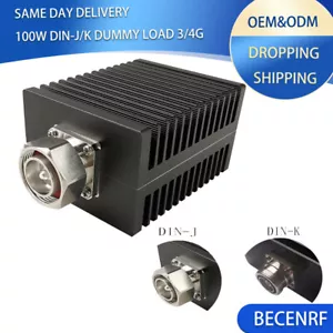 1 pieza de conectores de carga ficticia fija tipo DIN DC-3/4GHz macho/hembra 100w 50 ohmios RF - Imagen 1 de 8