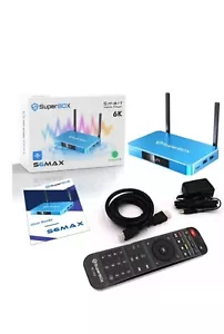 Superbox S6 Max Android Smart TV Box 6k Ultra HD integrierte Sprachsteuerung - Bild 1 von 3