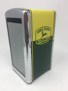 John Deere Diner Style Metal Napkin Holder Dispenser - Picture 1 of 12