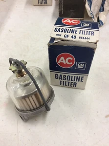 NOS 53-61 Corvette AC GF-48 Fuel Filter 1958 58 Impala GF48 854444 60 59 58 57  - Picture 1 of 6
