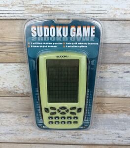 Pocket Sudoku Electronic Handheld Game Hand Held 1 Million Puzzles LCD Screen