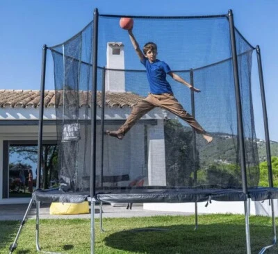 Trampoline 305 cm Avec Filet De Sécurité  - Photo 1/2