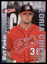 2000 MultiAd Matt Parker Peoria Chiefs #MAPA
