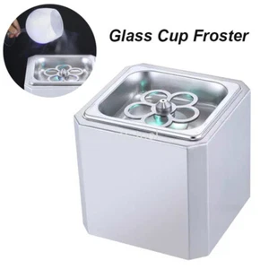 Enfriador de vidrio comercial congelador de vidrio CO2 congelador de vidrio refrigerador de copa de vino de cerveza de escarcha rápida - Imagen 1 de 9