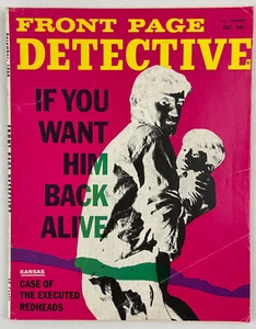 Front Page Detective Magazine, December 1968, Vintage True Crime, Willie Sutton - Picture 1 of 4