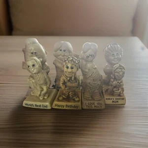 Lot of 8 70s Sillisculpt Collectible Comic Desk Statues - Picture 1 of 10