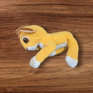 vintage Mattel Baby Simba Lion King Plush Animal Yarn Mane Tail 1994 - Imagen 1 de 9