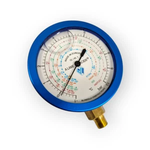 MEDIDOR DE BAJA PRESIÓN Glicerina Ø 1/8 X 60 mm GAS R134A R404A R22 R407C - Imagen 1 de 1