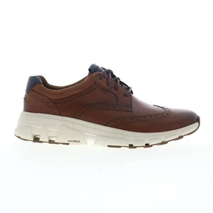 Rockport ReboundX Wingtip CJ3051 Mens Brown Oxfords Wingtip & Brogue Shoes - Picture 1 of 4