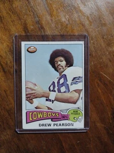 1975 Topps 65 Drew Pearson Rookie Dallas Cowboys Hof No Creases Read Y* - Picture 1 of 3