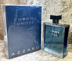 Chrome United Azzaro Eau De Toilette 6.8 Fl. Oz. 200 Ml Sealed Box - Picture 1 of 7