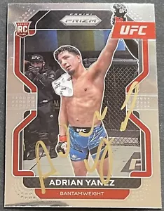 Adrian Yanez Signed Autographed 2022 Prizm UFC Card Beckett Coa - Picture 1 of 2