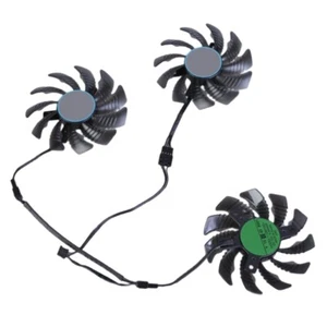 78mm Quiet Graphics Card Fan For GTX1060 1080 1070 Efficient Cooling 3pcs Set - Photo 1/8
