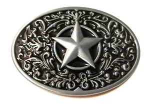 ♈ Star Belt Buckle Nice buckle for every day use Great gift old Western cowboy - Picture 1 of 7